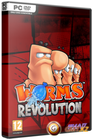 Worms Revolution v.1.0.140 + 6 DLC (2012/RUS/ENG/Multi7/RePack   Fenixx)