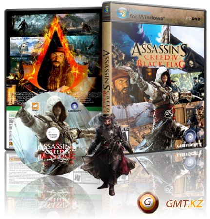 Assassin's Creed 4 Black Flag Deluxe Edition v.1.07 + DLC (2013/RUS/RIP by xatab)